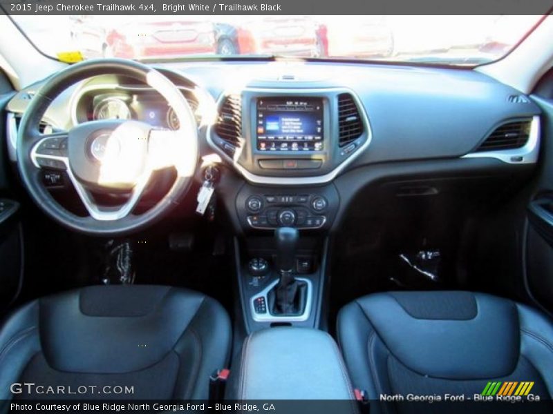 Bright White / Trailhawk Black 2015 Jeep Cherokee Trailhawk 4x4