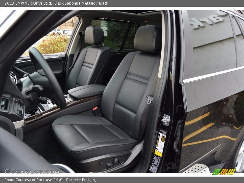 Black Sapphire Metallic / Black 2013 BMW X5 xDrive 35d