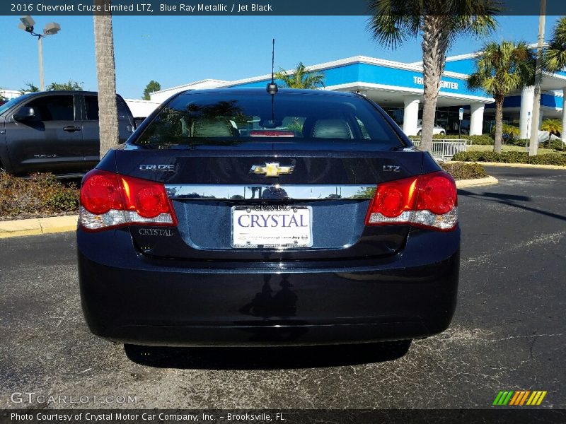 Blue Ray Metallic / Jet Black 2016 Chevrolet Cruze Limited LTZ