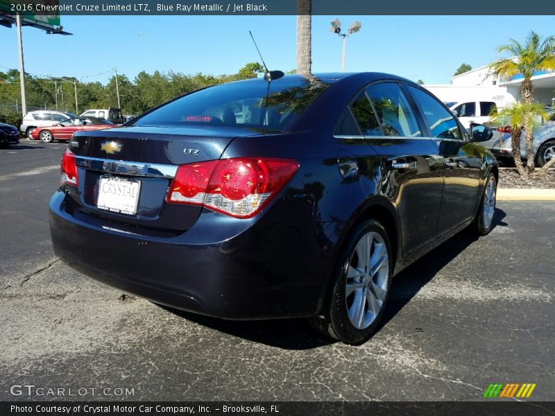 Blue Ray Metallic / Jet Black 2016 Chevrolet Cruze Limited LTZ