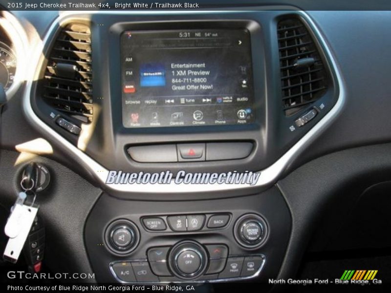 Bright White / Trailhawk Black 2015 Jeep Cherokee Trailhawk 4x4