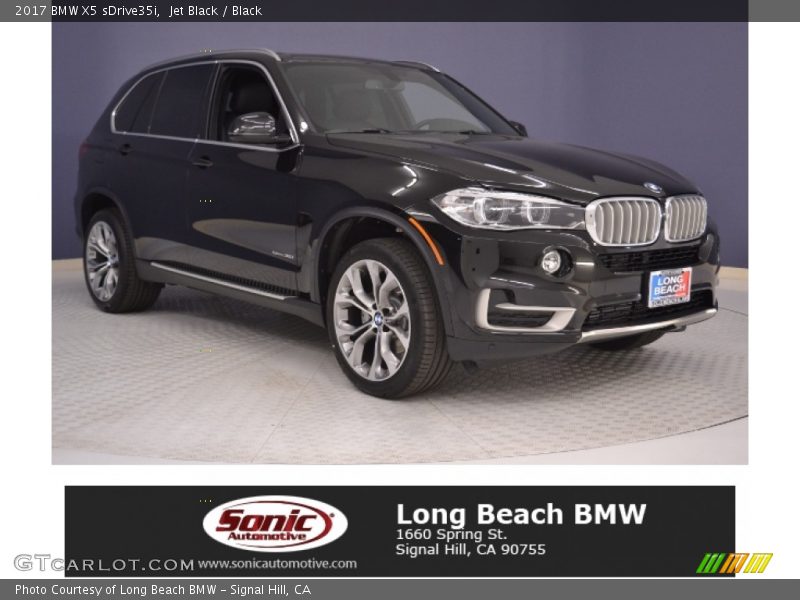 Jet Black / Black 2017 BMW X5 sDrive35i