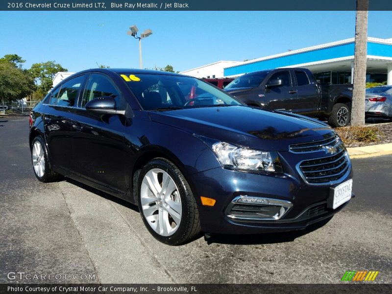 Blue Ray Metallic / Jet Black 2016 Chevrolet Cruze Limited LTZ