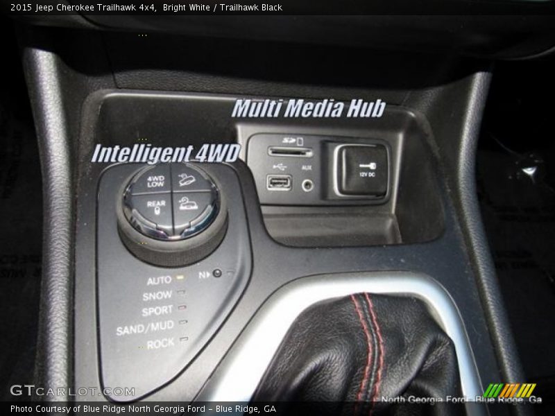 Bright White / Trailhawk Black 2015 Jeep Cherokee Trailhawk 4x4