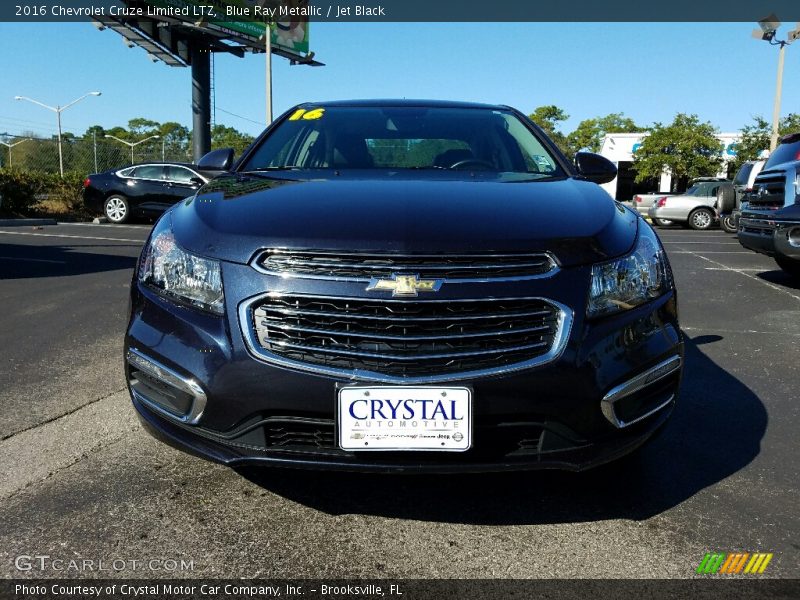 Blue Ray Metallic / Jet Black 2016 Chevrolet Cruze Limited LTZ
