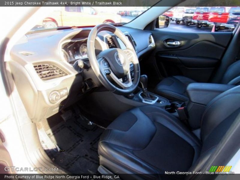 Bright White / Trailhawk Black 2015 Jeep Cherokee Trailhawk 4x4