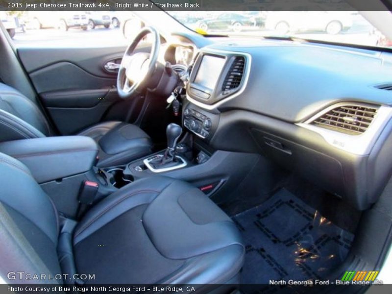 Bright White / Trailhawk Black 2015 Jeep Cherokee Trailhawk 4x4
