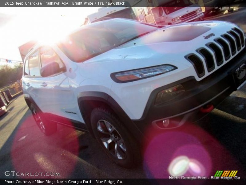 Bright White / Trailhawk Black 2015 Jeep Cherokee Trailhawk 4x4