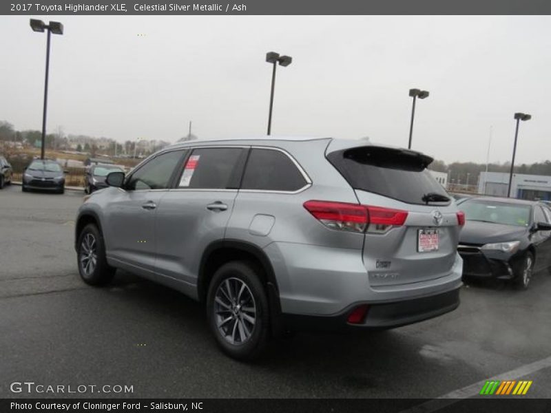 Celestial Silver Metallic / Ash 2017 Toyota Highlander XLE