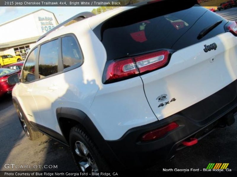Bright White / Trailhawk Black 2015 Jeep Cherokee Trailhawk 4x4