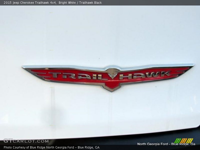 Bright White / Trailhawk Black 2015 Jeep Cherokee Trailhawk 4x4