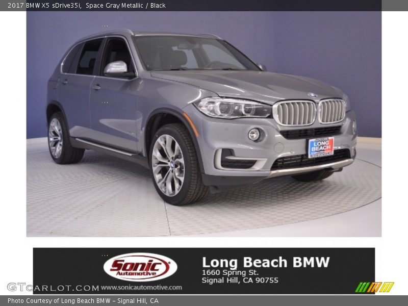 Space Gray Metallic / Black 2017 BMW X5 sDrive35i