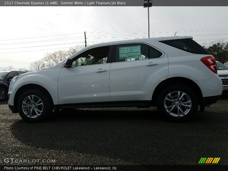 Summit White / Light Titanium/Jet Black 2017 Chevrolet Equinox LS AWD