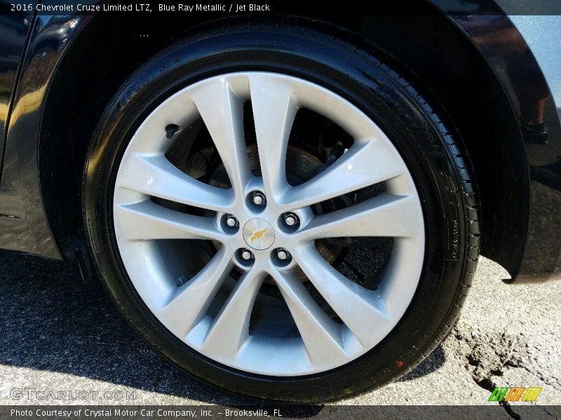 Blue Ray Metallic / Jet Black 2016 Chevrolet Cruze Limited LTZ