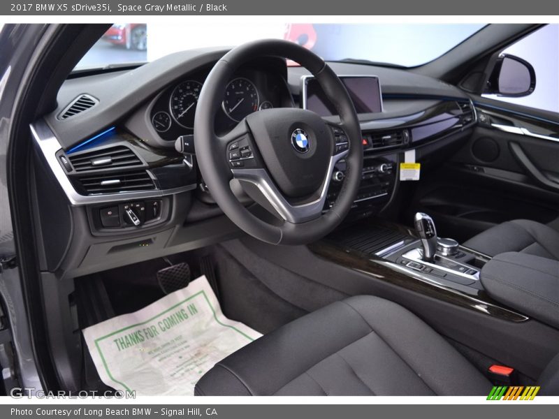  2017 X5 sDrive35i Black Interior