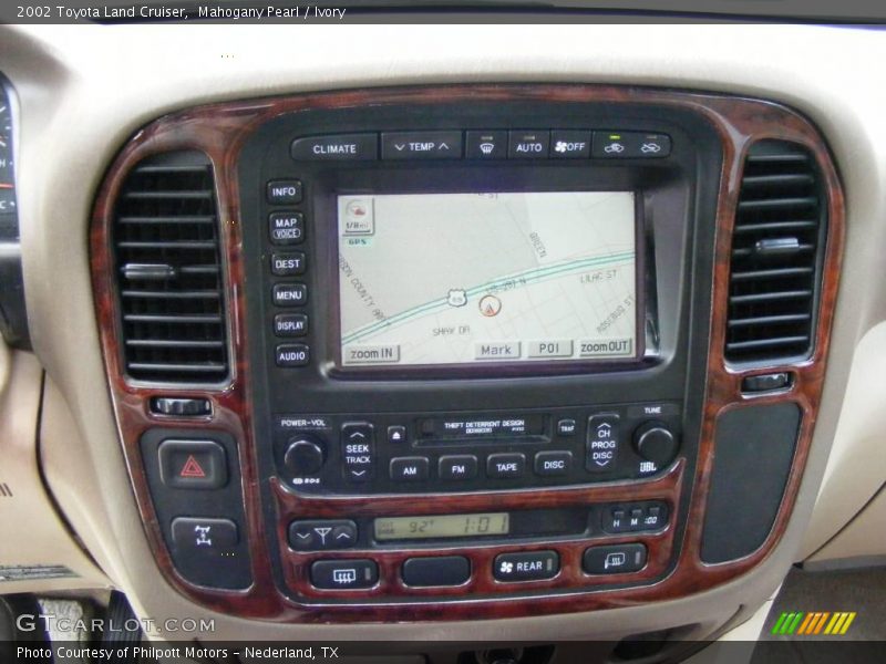 Mahogany Pearl / Ivory 2002 Toyota Land Cruiser