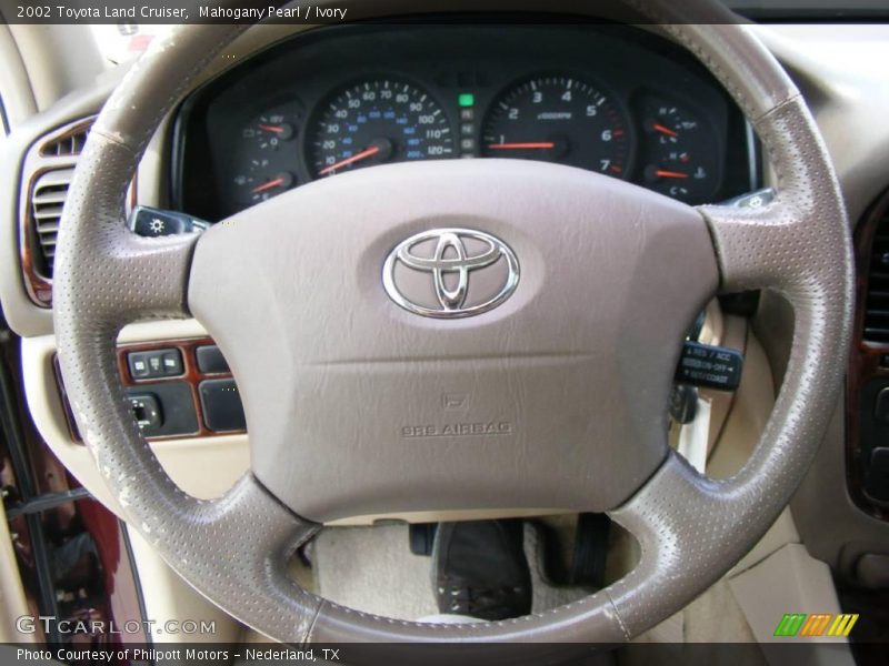 Mahogany Pearl / Ivory 2002 Toyota Land Cruiser