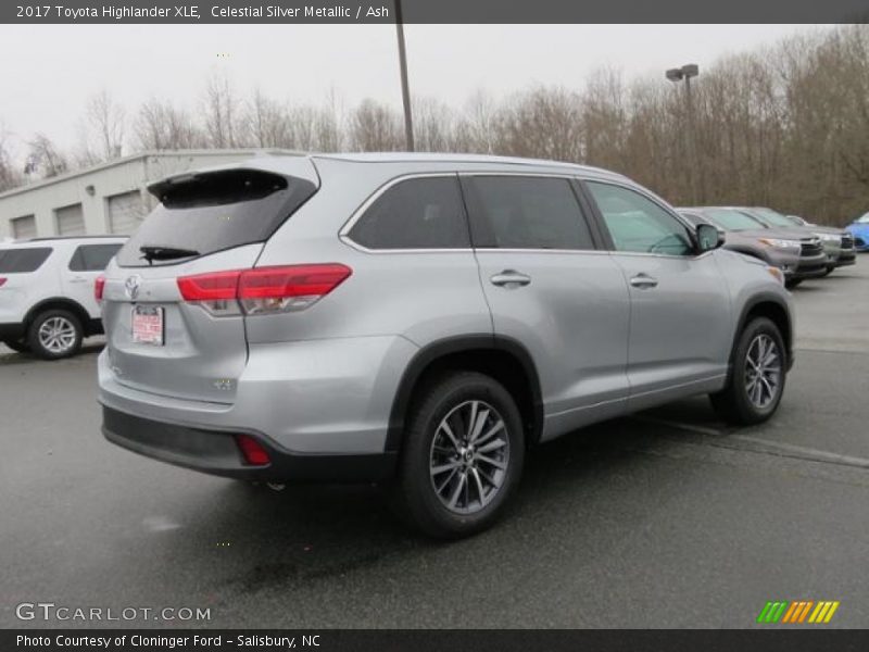 Celestial Silver Metallic / Ash 2017 Toyota Highlander XLE