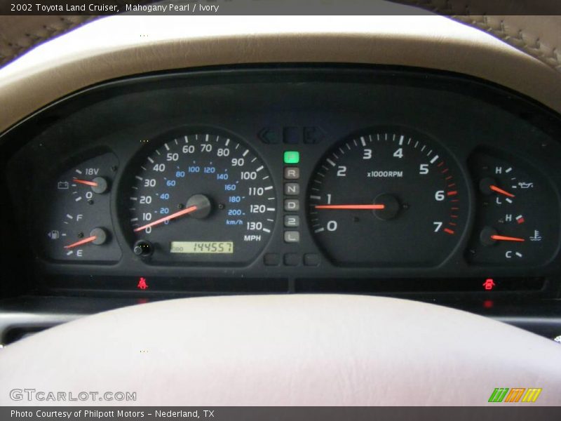 Mahogany Pearl / Ivory 2002 Toyota Land Cruiser