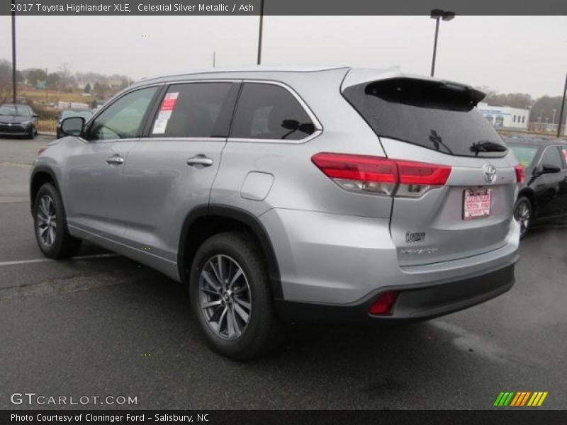 Celestial Silver Metallic / Ash 2017 Toyota Highlander XLE