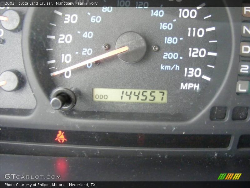 Mahogany Pearl / Ivory 2002 Toyota Land Cruiser