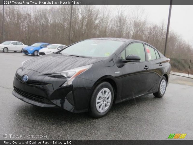 Midnight Black Metallic / Black 2017 Toyota Prius Two