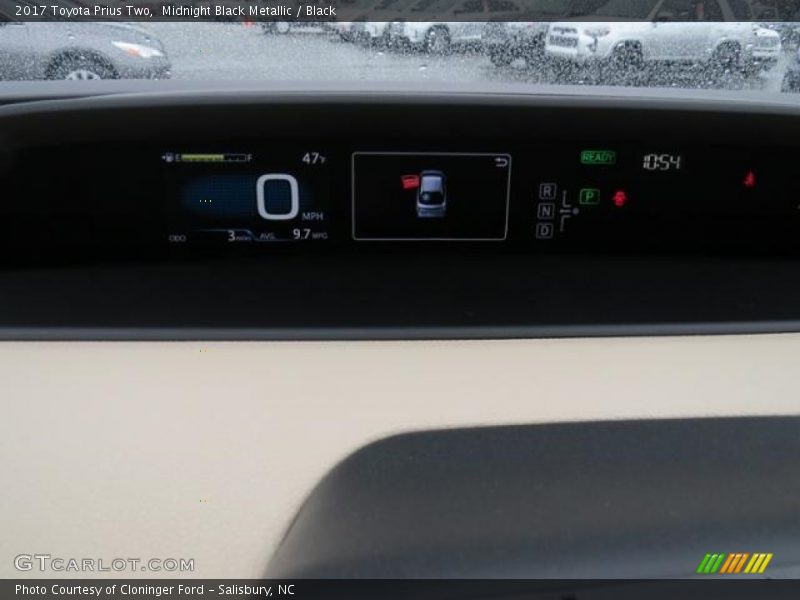 Midnight Black Metallic / Black 2017 Toyota Prius Two