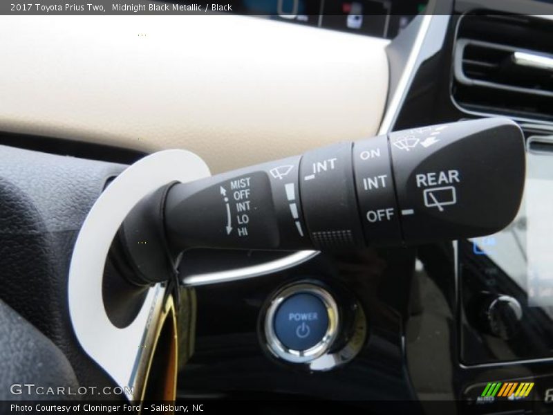 Controls of 2017 Prius Two