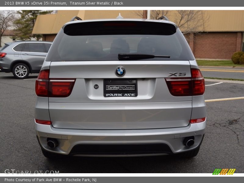 Titanium Silver Metallic / Black 2013 BMW X5 xDrive 35i Premium