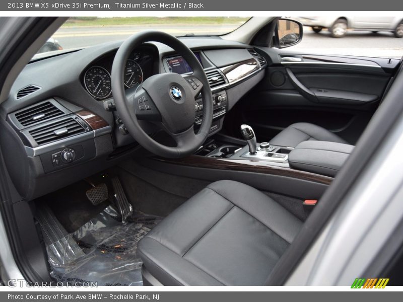 Titanium Silver Metallic / Black 2013 BMW X5 xDrive 35i Premium