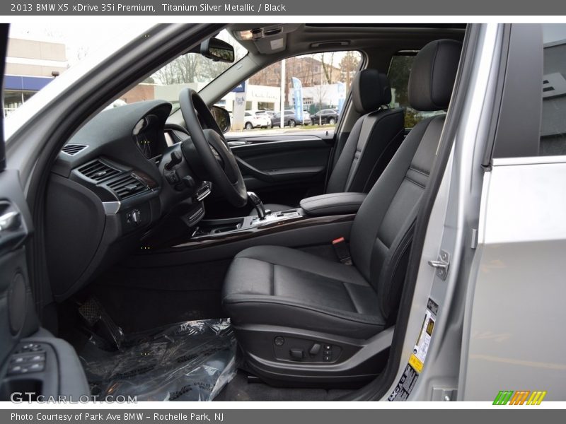 Titanium Silver Metallic / Black 2013 BMW X5 xDrive 35i Premium