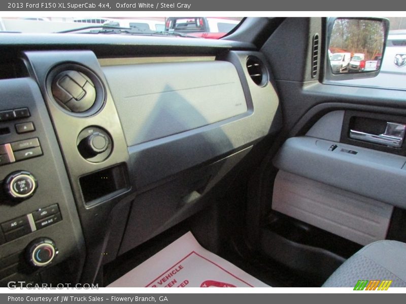 Oxford White / Steel Gray 2013 Ford F150 XL SuperCab 4x4