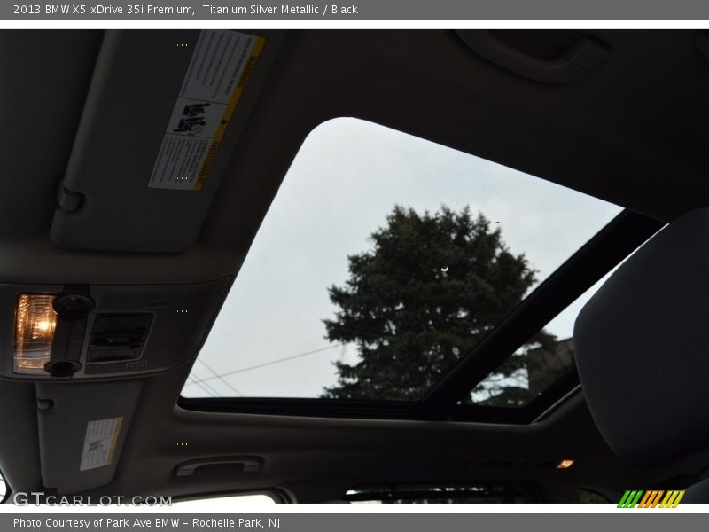 Titanium Silver Metallic / Black 2013 BMW X5 xDrive 35i Premium