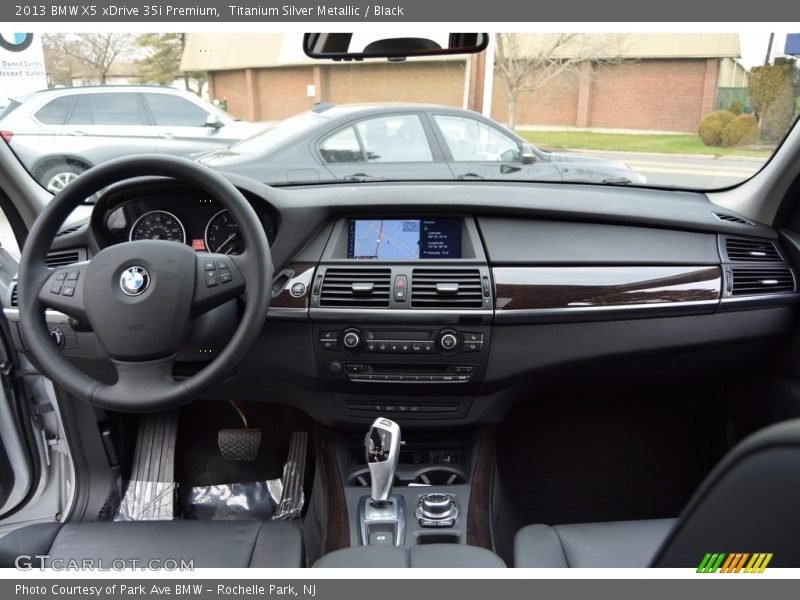 Titanium Silver Metallic / Black 2013 BMW X5 xDrive 35i Premium