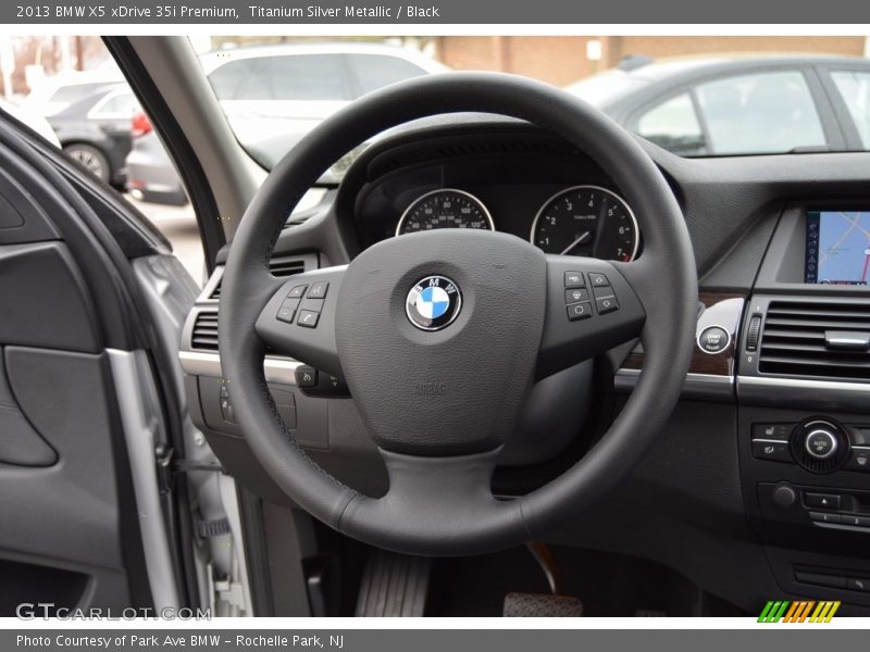 Titanium Silver Metallic / Black 2013 BMW X5 xDrive 35i Premium