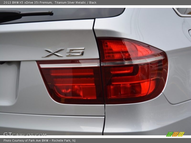 Titanium Silver Metallic / Black 2013 BMW X5 xDrive 35i Premium