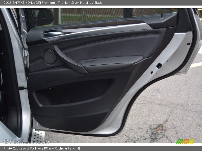 Titanium Silver Metallic / Black 2013 BMW X5 xDrive 35i Premium