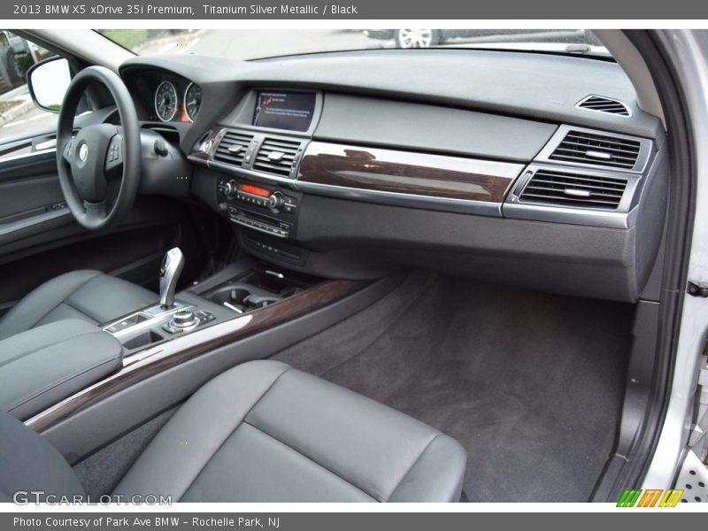 Titanium Silver Metallic / Black 2013 BMW X5 xDrive 35i Premium