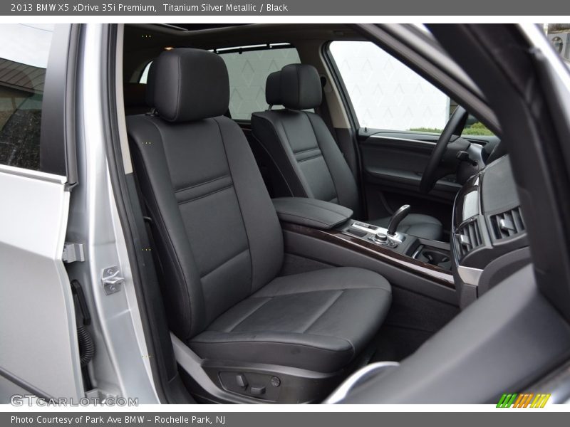 Titanium Silver Metallic / Black 2013 BMW X5 xDrive 35i Premium