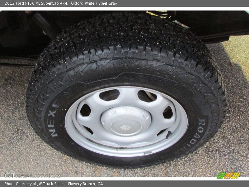 Oxford White / Steel Gray 2013 Ford F150 XL SuperCab 4x4