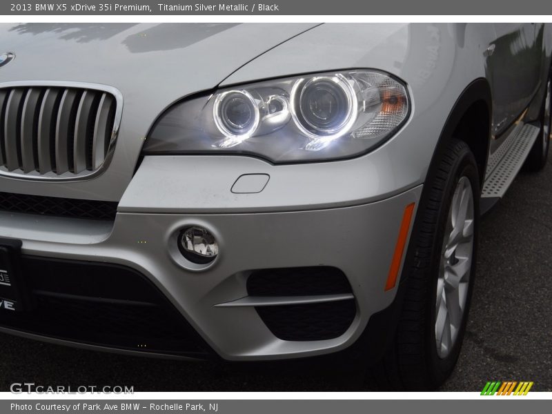 Titanium Silver Metallic / Black 2013 BMW X5 xDrive 35i Premium