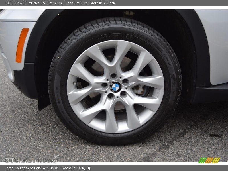 Titanium Silver Metallic / Black 2013 BMW X5 xDrive 35i Premium