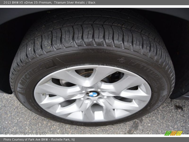 Titanium Silver Metallic / Black 2013 BMW X5 xDrive 35i Premium