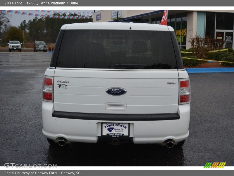 White Platinum / Dune 2014 Ford Flex SEL