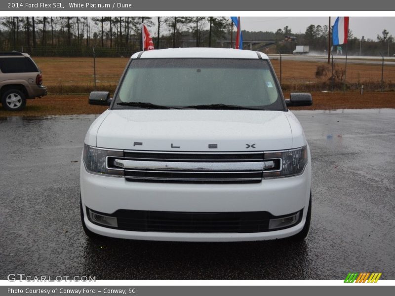 White Platinum / Dune 2014 Ford Flex SEL