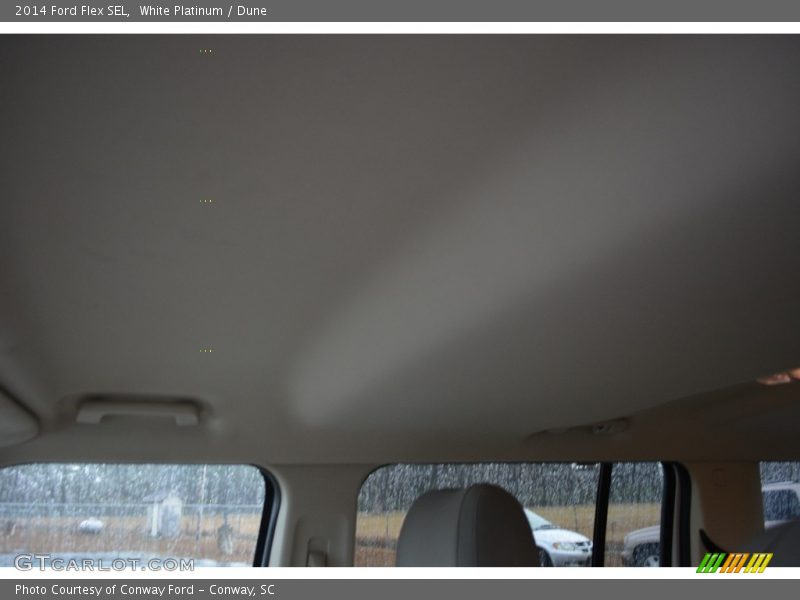 White Platinum / Dune 2014 Ford Flex SEL