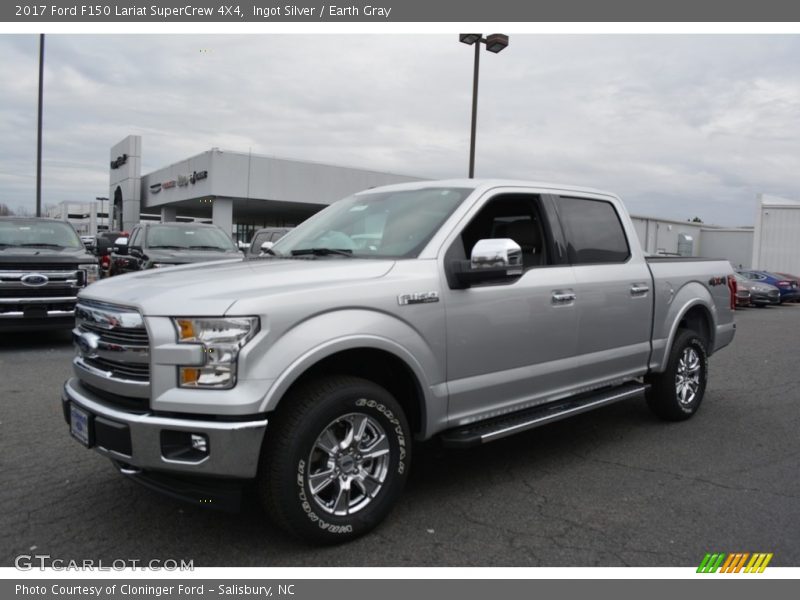 Ingot Silver / Earth Gray 2017 Ford F150 Lariat SuperCrew 4X4