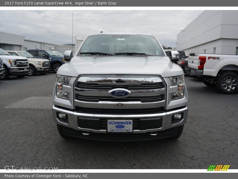 Ingot Silver / Earth Gray 2017 Ford F150 Lariat SuperCrew 4X4