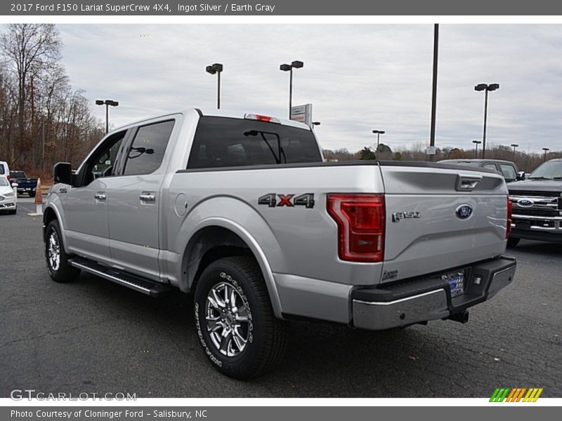 Ingot Silver / Earth Gray 2017 Ford F150 Lariat SuperCrew 4X4