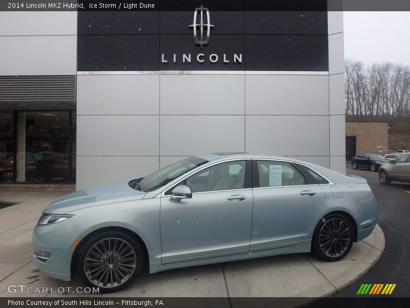 Ice Storm / Light Dune 2014 Lincoln MKZ Hybrid